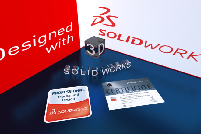 I will create 3d model and 2d drawing using solidworks