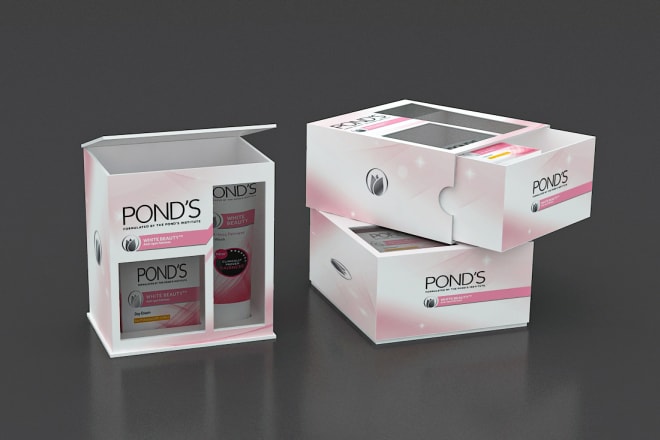 I will create 3d product packaging design in 24hrs