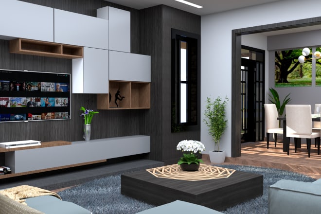 I will create 3d renders and interior design for your project