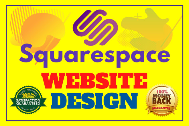 I will create a beautiful squarespace website design or redesign