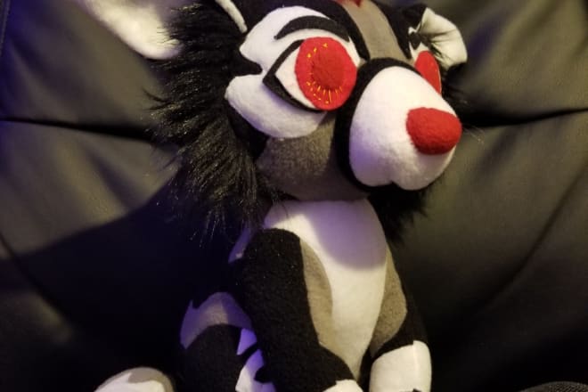 I will create a custom furry plushie based on references