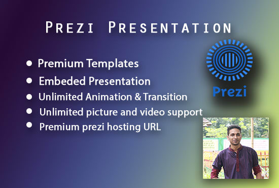 I will create a dynamic prezi presentation