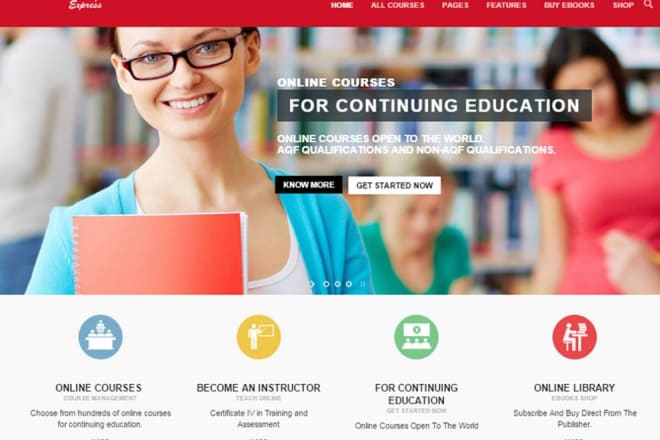 I will create a elearning website for you, lms or education website edx online course