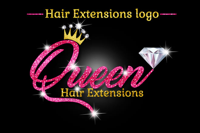 I will create a hair extensions, boutique, salon and feminine