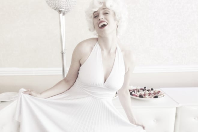 I will create a personalized video for you, as marilyn monroe