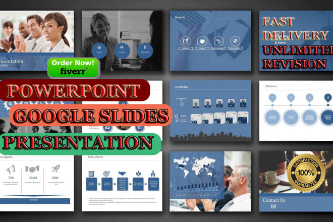 I will create a powerpoint presentation, keynote or google slides