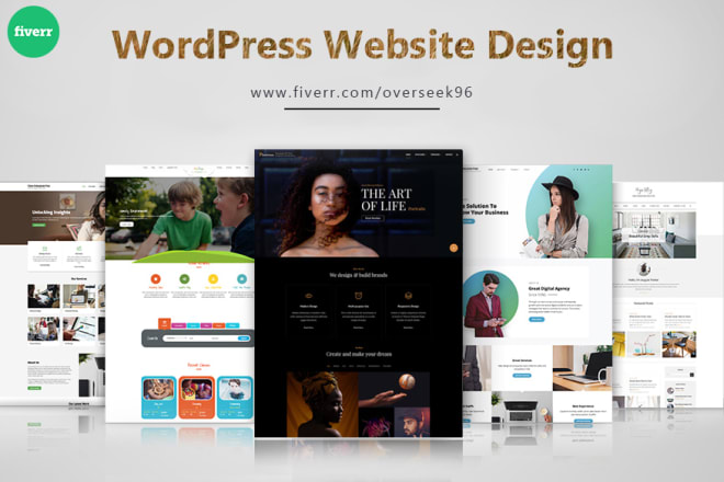 I will create a professional and responsive wordpress website design