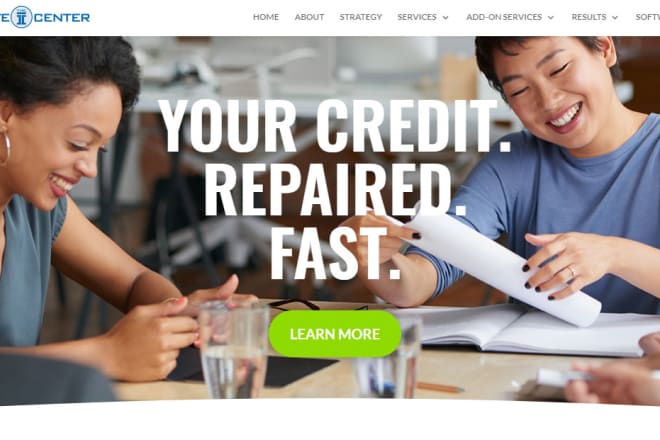 I will create a professional credit repair website