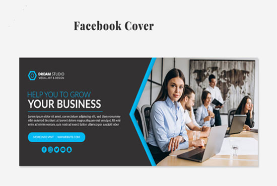 I will create a professional facebook business cover banner design