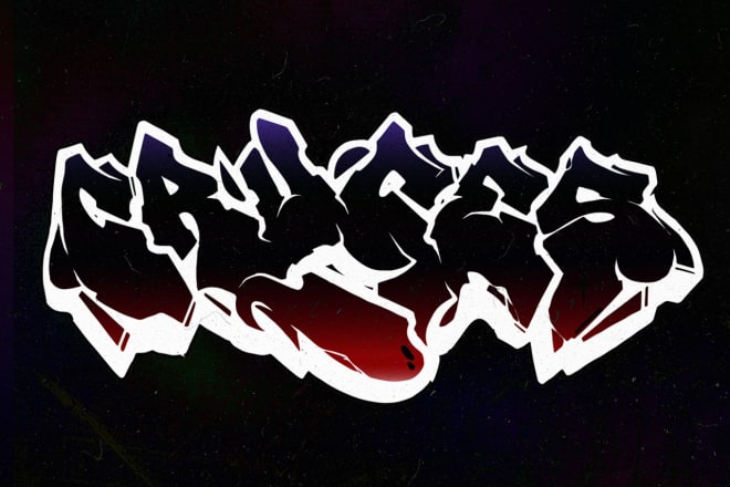 I will create a professional graffiti design for you