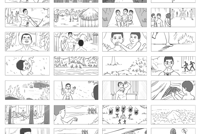 I will create a professional storyboard