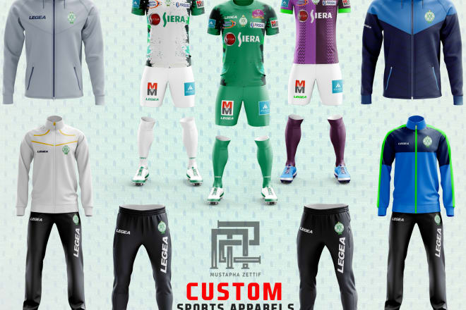 I will create a unique or existing soccer kits 3d for your team