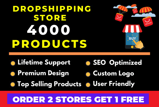 I will create aliexpress wordpress dropshipping store 4000 products