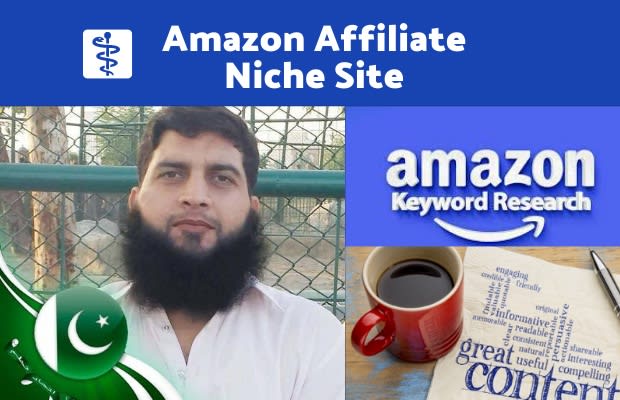 I will create amazon affiliate niche site, easy to rank niche site