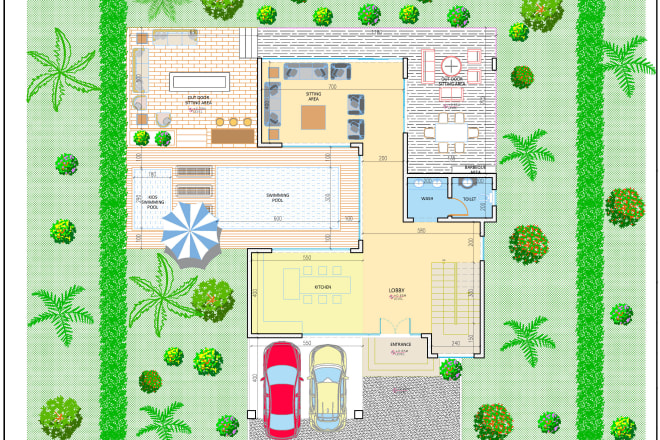 I will create architectural design floor plans, execution drawings