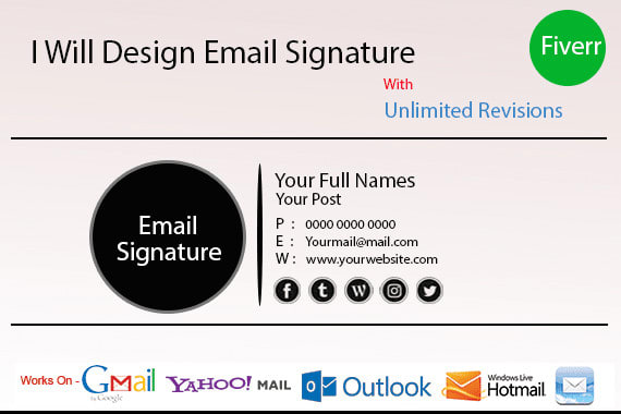 I will create best email signature, youtube thumbnails