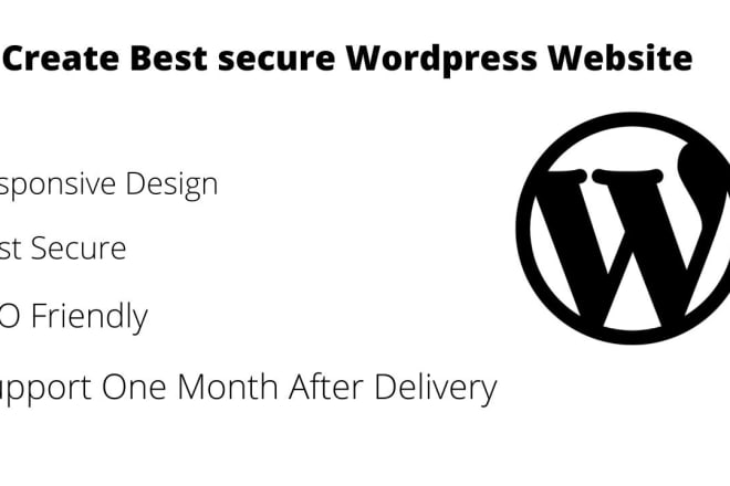 I will create best secure wordpress website