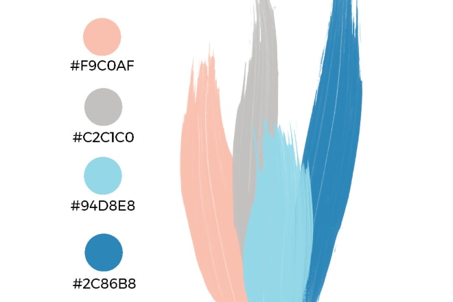 I will create color palette scheme for website, brochure in one day