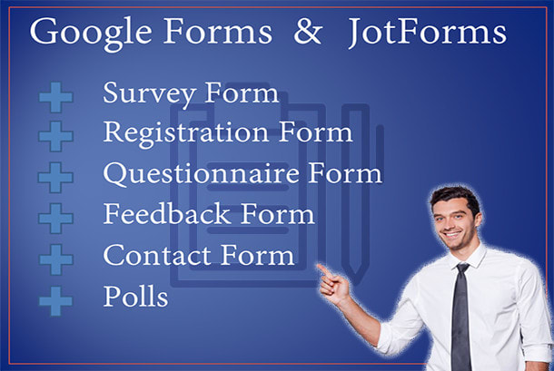 I will create customized online survey form, google form