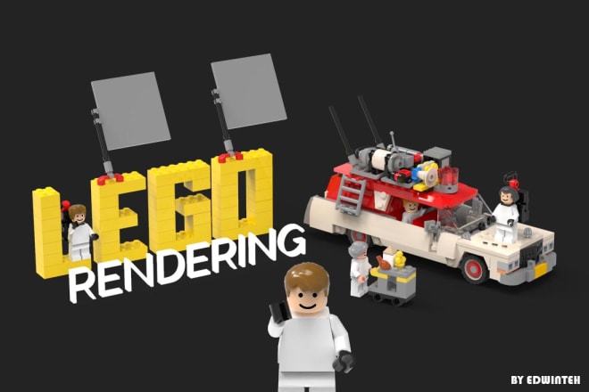 I will create detailed and realistic 3d rendering for your lego