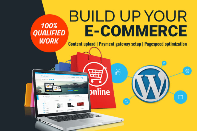 I will create ecommerce website wordpress or shopify store