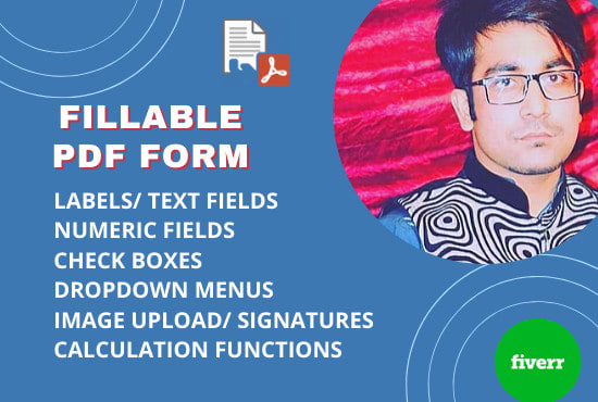 I will create fillable pdf form, edit and design pdf form