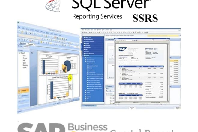 I will create, fix and design crystal reports and ssrs reports