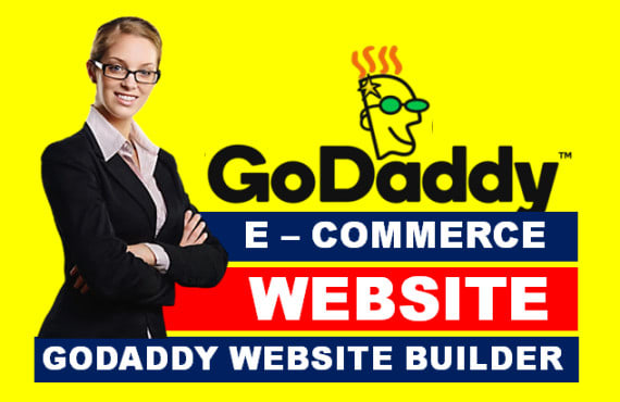 I will create godaddy online shop, godaddy ecommerce website or godaddy online store