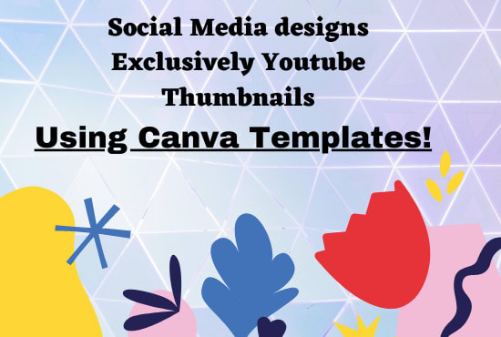 I will create high quality social media designs using canva pro