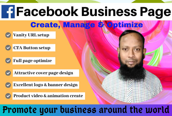 I will create, manage and optimize your facebook business page