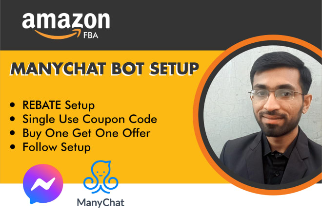 I will create manychat bot with fb ads for amazon fba private label