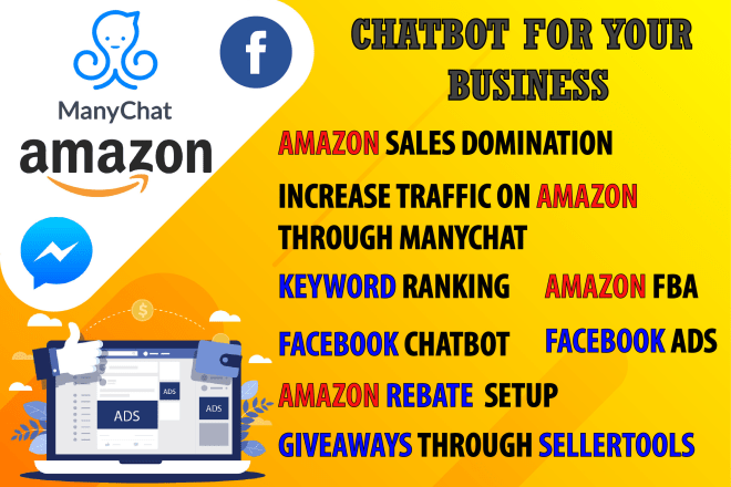 I will create manychat chatbot for your business to get more sales and capture leads