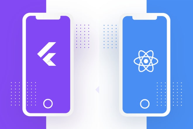 I will create mobile app with flutter or react native