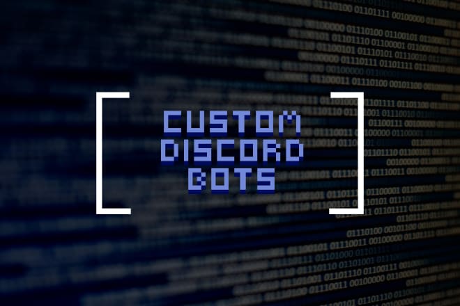 I will create more than just a discord bot for you