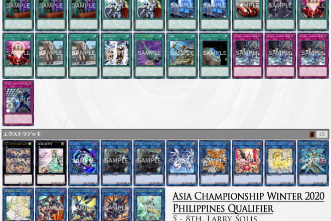 I will create or edit a yugioh deck for you