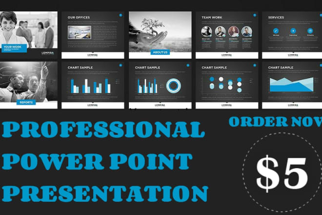 I will create or redesign your powerpoint presentation
