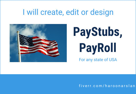 I will create pay stubs and paystub check for employees and contractors