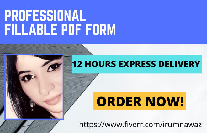 I will create pdf fillable form or convert to fillable pdf