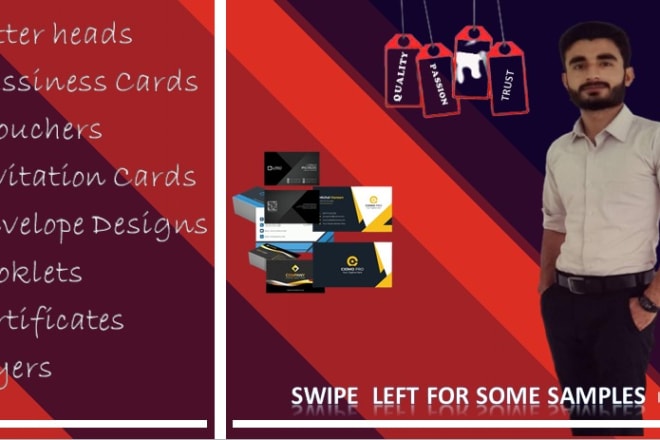 I will create professional buisness card design for you