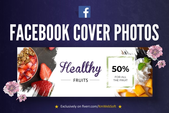 I will create professional facebook cover photos