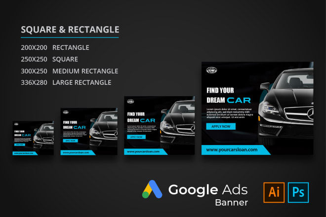 I will create professional HTML5 ads banner for google adwords