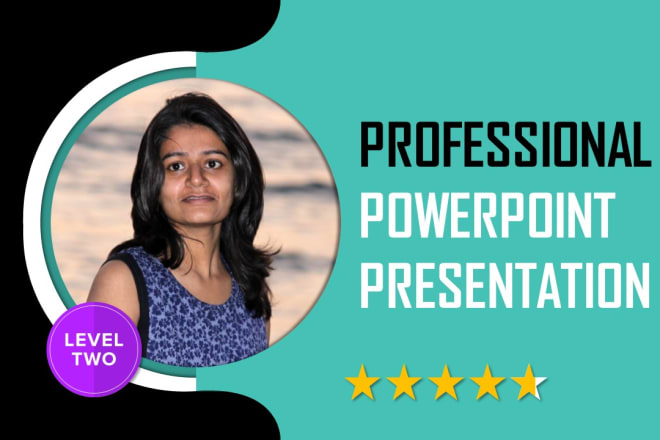 I will create professional powerpoint presentation design