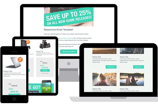 I will create responsive HTML email template