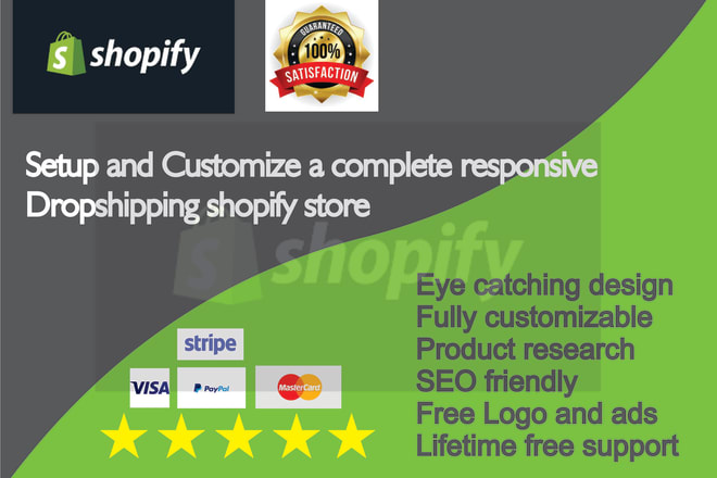 I will create responsive online stores using shopify