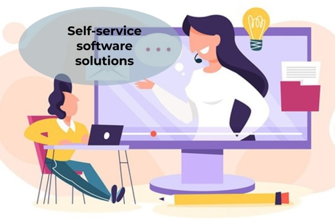 I will create self service software with my expert team