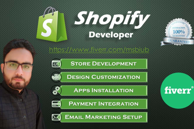 I will create shopify store or shopify dropshipping store