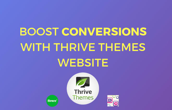 I will create thrive themes wordpress website
