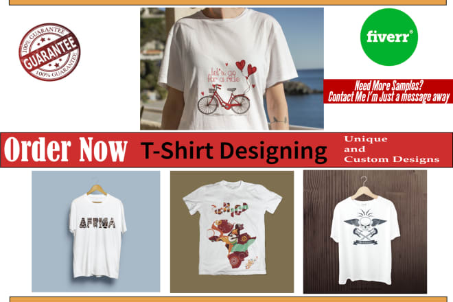 I will create tshirt designs for you