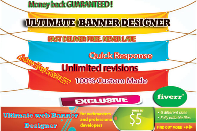 I will create Ultimate Web banners,header,covers within 24 hours