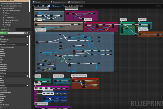 I will create unreal engine 4 blueprints for your game or project